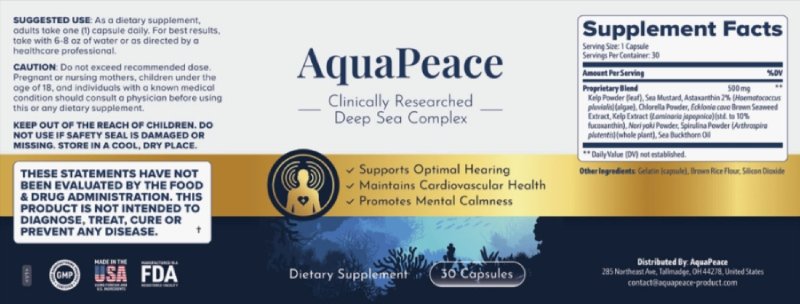 AquaPeace ingredient